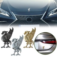 3D Metal Auto Car Sticker For Liverpool Kop L F C liver Bird Emblem Badge Decals Car Body Sticker Ac