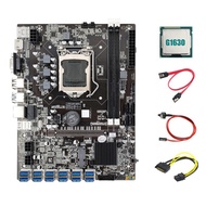 ETH Miner Motherboard 12 PCIE Ke USB + G1630 CPU + SATA 15Pin Ke