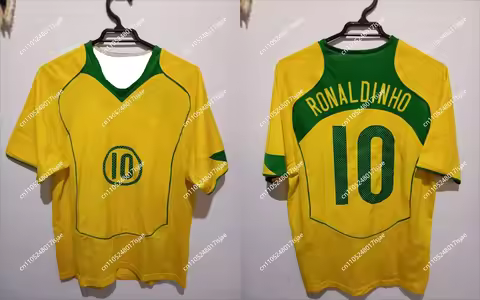 Brazil 2002 R.#10 Retro Classic,Soccer Fans Jersey,3D,Unisex,Maillot De Foot,Collectors Edition,Lege
