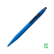CROSS 高仕 TECH 2系列 金屬藍觸控原子筆 / 支 AT0652-6