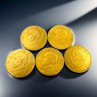 Twenty-One Twenty-Twenty-Thirty-Thirte Years Ship Ocean 31g Gilt Gold Coin Commemorative Coin Coin B