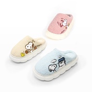 SNOOPY史努比 貼布繡泡泡止滑氣墊拖鞋