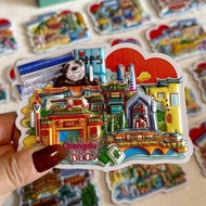 【Shipment Within 24 Hours‌】 Magnet Peti Sejuk Bandar Pelancongan China Chongqing Shanghai Chengdu Wu