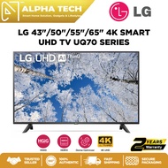 LG UQ70 HDR10 4K UHD Smart TV 43" | 50" | 55" | AI 4K upscaling | ThinQ | HGiG | 2 Years Warranty