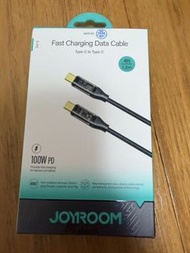 JOYROOM Type-C to Type-C 快充數據線