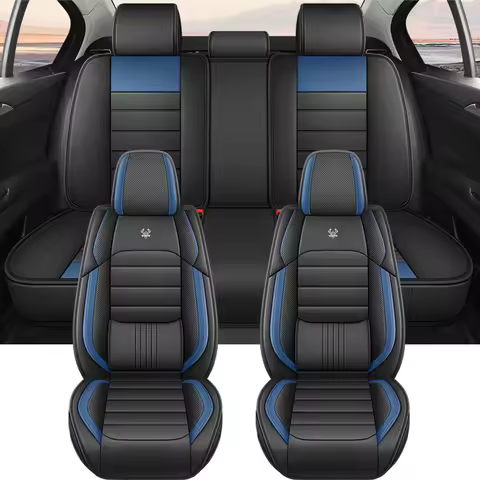 2025 PU Leather LUXURY Car Seat Covers For Skoda Octavia A7 BMW Serie 1 F20 Kia K3 Sportage 3 Full S
