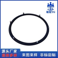 ST/🎫Factory Supply6Ear Plastic Wheelchair Accessories Black Armrest Ring Electric Wheelchair Armrest Ring Wheelchair Acc