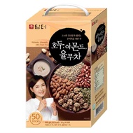 Korean DAMTUH Walnut Almond Adlay Tea Powder | Nutty Creamy Drink | 15 Sticks – (270g) / 50 Sticks –