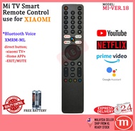 XIAOMI MI TV BOX REMOTE CONTROL NETFLIX / YOUTUBE/ PRIME VIDEO / Home APPS / XIAOMI TV+ (MI-VER.18)