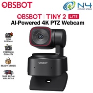 OBSBOT Tiny 2 Lite AI-Powered PTZ 4K Webcam