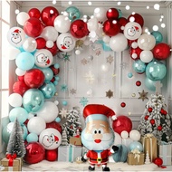Santa Balloon Set Christmas Balloon Set Christmas Cartoon Balloon Set Printed Balloon Latex Balloon 