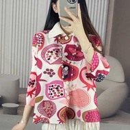 Pleatbynisa เสื้ออัดพลีท A756 เนื้อผ้าPolyester100%