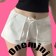 (CODE: QRTUI01) Women's High Waist Shorts with Box Pockets Om Body Ton V3, Shorts Women's Basic Cool