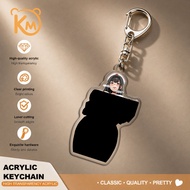 New Arrival Futanari femboy Acrylic Keychain PVC Double Sided Anime Bag Charm