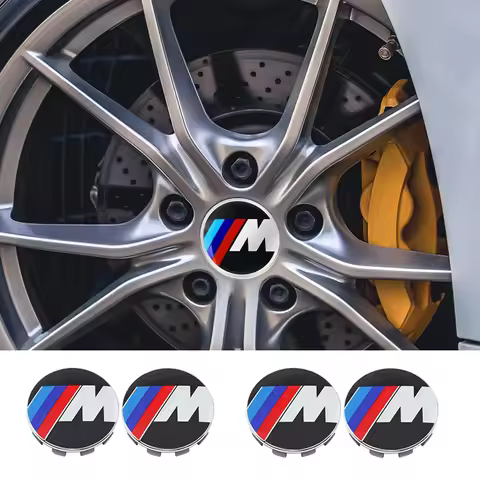 4Pcs/set 56mm/68MM Car Wheel Center Hup Caps Wheel Cover For BMW M Power Performance M3 M5 X1 X3 X5 