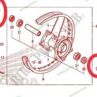 Original CRF 250 Rally CRF250 Collar Wheel Bushing