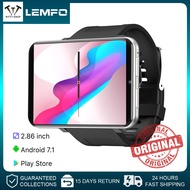 WTTT SHOP LEMFO LEMT 4G Smart Watch 5MP Camera 2.86inch Large Touch Screen SIM Card GPS WiFi Phone Call Watch 2700mAh Long Standby Android 7.1 3GB+32GB