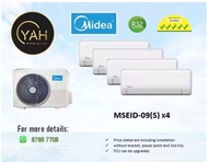 MIDEA Inverter System 4 (5 ticks) AIRCON 9K BTU WITH INSTALLATION