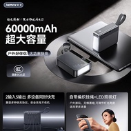 Large Capacity 60000mAh Power Bank 100W Fast Charging Mobile Power Bank for Phones and Laptops