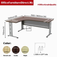 150x150cm 180x150cm Q L Shape Office Table QL 1515 1815 OFDirect (Deliver Ground Floor) OFDirect