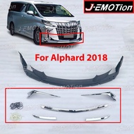 【Chrome】Toyota Alphard AGH30 2018-2022 Modellista Front Skirt Chrome