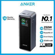 Anker Powercore Prime Power Bank 27650mAh 3-Port 250W Portable Charger PD 3.1 (99.54Wh) Flight Friendly (Charging Base Not Included) (A1340)