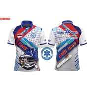 เสื้อพิมพ์ลาย EMS คอปก เสื้อพิมพ์ลายคอปก EMS เสื้อสวยออกใหม่ใส่แล้วพร้อมออกไปปฏิบัติงาน บริการการแพท