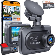 R2-4K DUAL Dash Cam Front and Rear, STARVIS 2 Sensor, FREE 128GB Card Included, 5G WiFi - up to 20MB