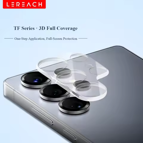 Lereach for Samsung Galaxy S25 Ultra/S25+/S25 Egde/S25 FE/S25/S24 Ultra Tempered Glass Camera Lens P