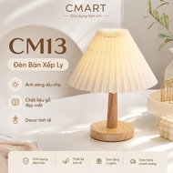 CMART.Gia dụng Desk Night Light with Pleated Wooden Legs Korean Style CM13 [CMART_USEN UTILITY]