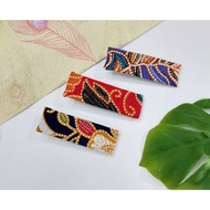 Handmade Batik Style Scrunchie/Hair Clips