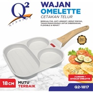 Wajan Omelette Q2 Cetakan telur 18 cm