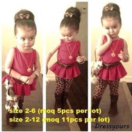 GIRL SET Baju Kanakkanak Girl Set clothing Korean suit Comfortable Girl clothing.
