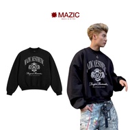 SW01 - "MAZIC" SWEATER LEOPARD BLACK AESTHETIC SWEETSHIRT