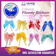 10pcs/pkt Flower Ribbon Corsage Decoration DIY Hiasan Tunang Kahwin