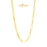MASDORA 916 Gold Necklace Rantai Leher Emas ~ Emirates Star Modern Paperclip (EMAS 916/22K)