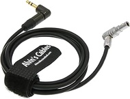 Alvin's Cables Audio Cable for ARRI Alexa Mini Camera 5 Pin Right Angle Male to Right Angle 3.5mm TR