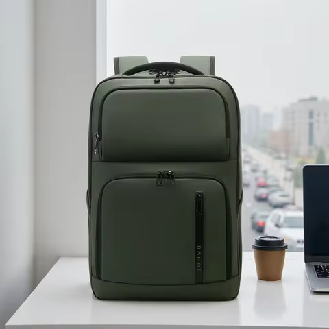 BANGE New Large Capacity Daily 15.6inch Light Waterproof Business Laptop Men Backpack