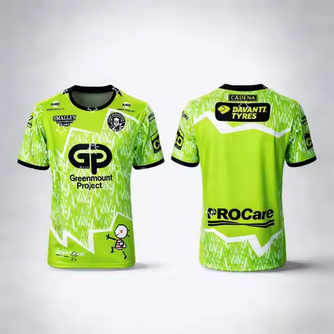 2026 Popular Wigan Warriors Charity Jersey Replica, for Adults and Children, Summer T-shirt Family K