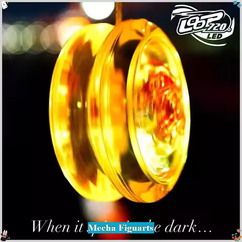 YYF Fast Play 720 LOOP720 LED 2A Spinning Fancy Yo-Yo for Children, Glow-in-the-Dark, Professional C