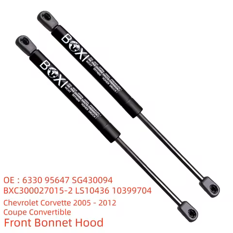 6330 95647 2Pcs Hood Lift Supports Struts Shocks For Chevrolet Corvette 2005 - 2012 Coupe SG430094 L