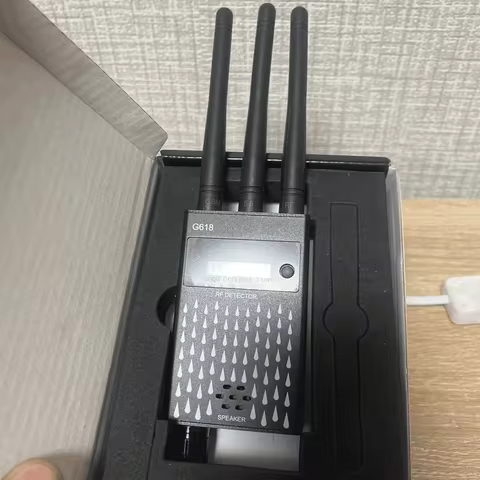 G318 Anti-Spy Wireless RF Signal Detector IR Camera Eavesdropping Detect Professional GSM Audio Bug 