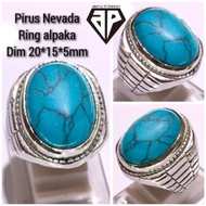 Alpaka SUPER ALPAKA RING CEPLOK TIRUS STONE RING