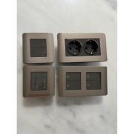 Schneider Electric ZENcelo Switch 2, 3 and 4 Gang 1 Way