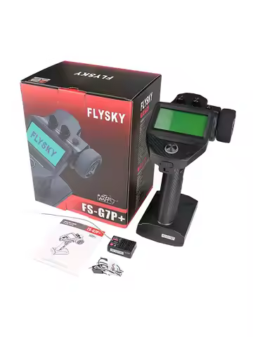 NEWEST FLYSKY G7P+ FS-G7P+ 2.4G 7CH ANT Protocol Radio Transmitter Controller with FS-R11P Receiver 