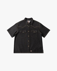 DICKIES - Áo sơ mi denim nam cổ bẻ tay ngắn phối túi DK0A87RM-G29