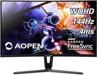 AOPEN 32HC1QUR Pbidpx 31.5-inch 1800R Curved WQHD (2560 x 1440) Gaming Monitor with AMD Radeon FreeSync Technology (Display, HDMI &amp; DVI Ports)