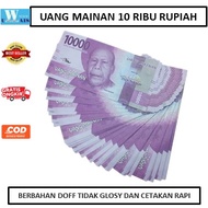 Uang Mainan Untuk Mahar 10 Ribu 50 Lembar Doff Rapi