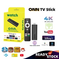 【Local Stock 】New ONN. Plug and Play Smart TV Stick Dual band WiFi+Bluetooth 5.0 Built in Movie/Live