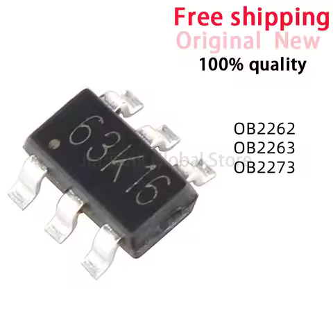 10PCS/LOT New OB2263 OB2262 OB2273 OB2263MP OB2262MP OB2273MP 63 SOT23-6 Power Management Chip